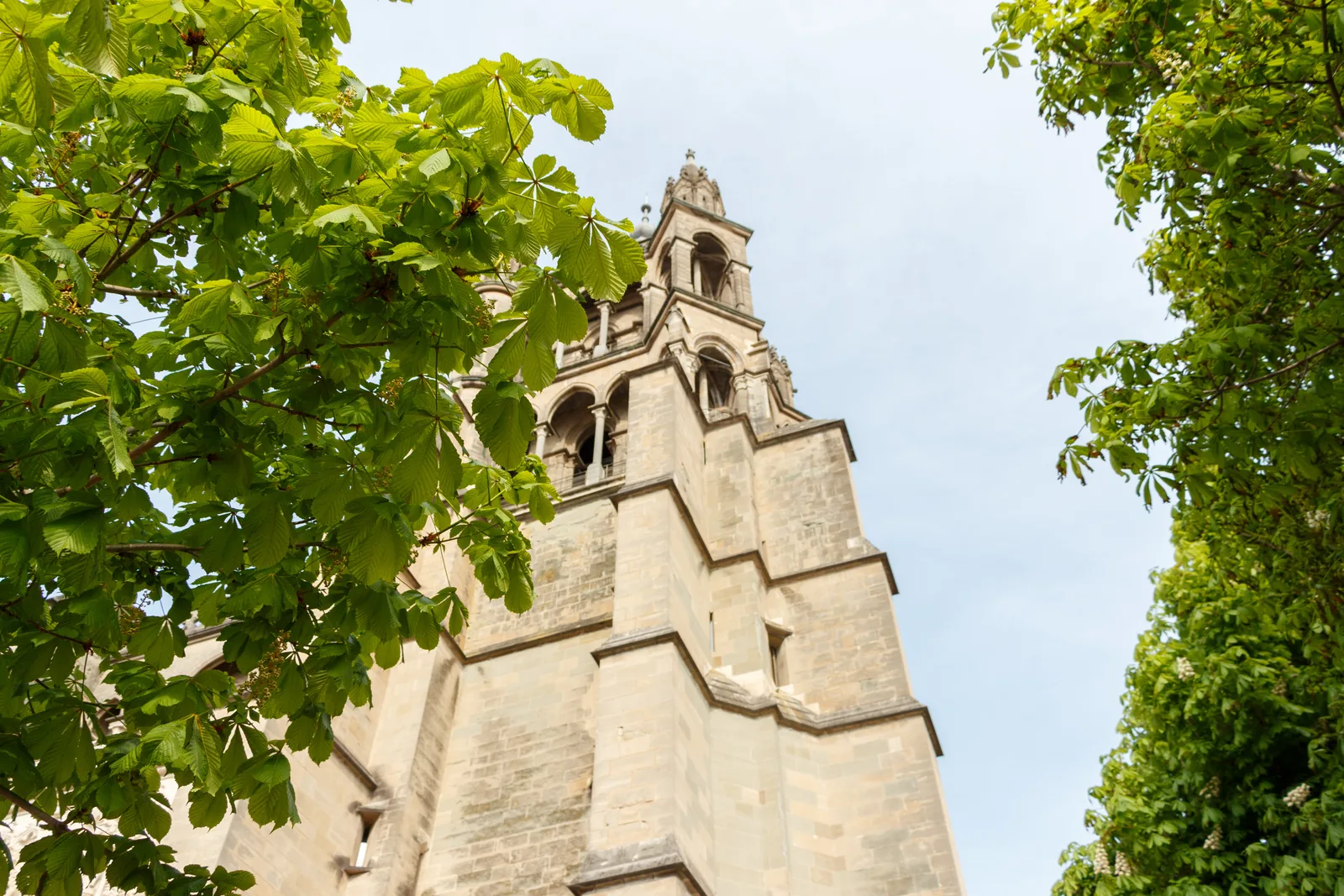 Le clocher de la cathédrale de Lausanne